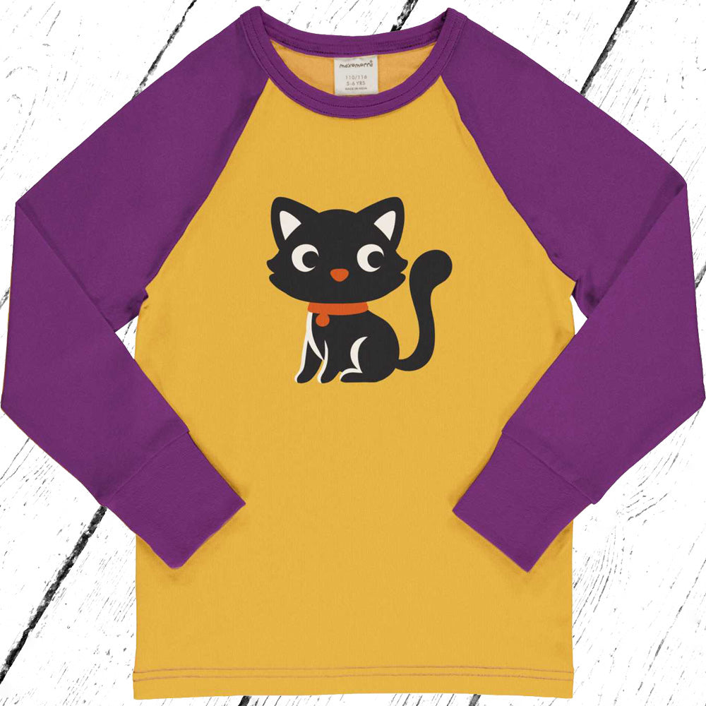 Maxomorra Shirt Raglan CAT