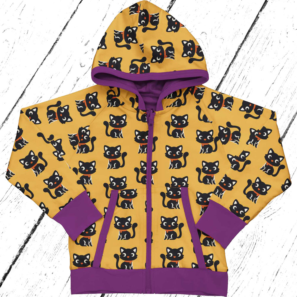 Maxomorra Jacke Cardigan Hood Reversible CAT