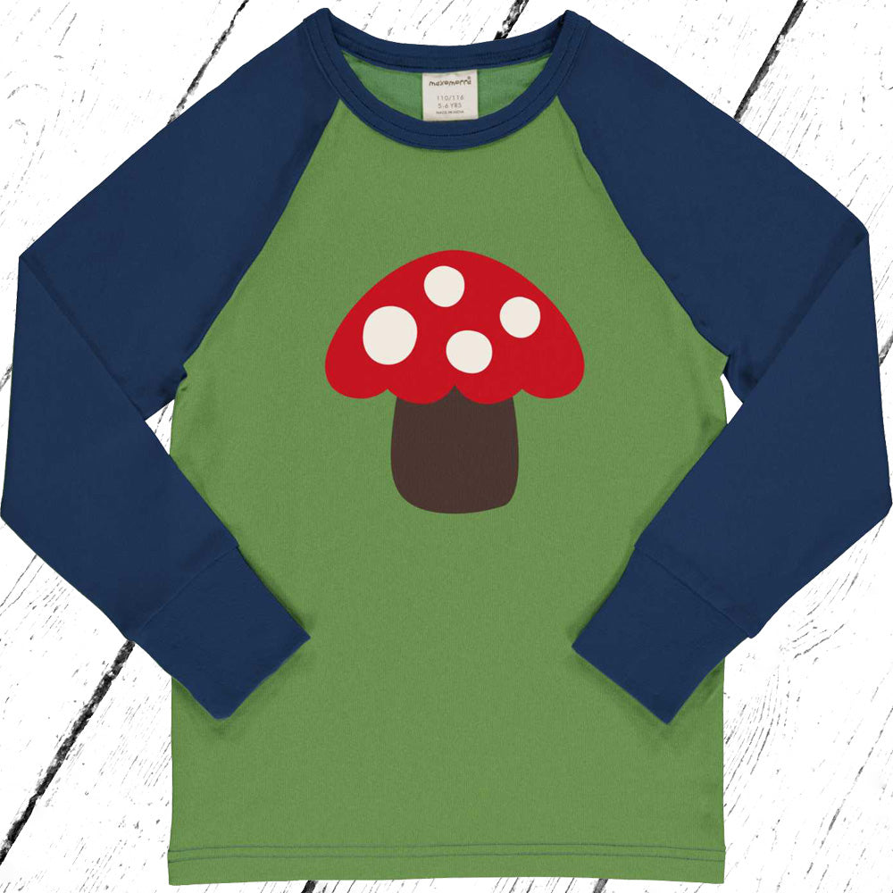 Maxomorra Shirt Raglan MUSHROOM