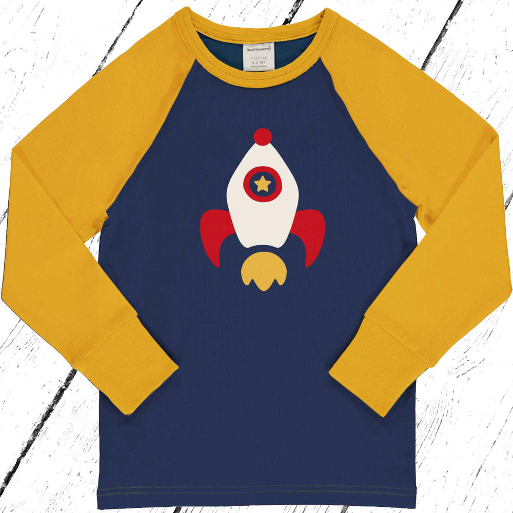 Maxomorra Shirt Raglan ROCKET