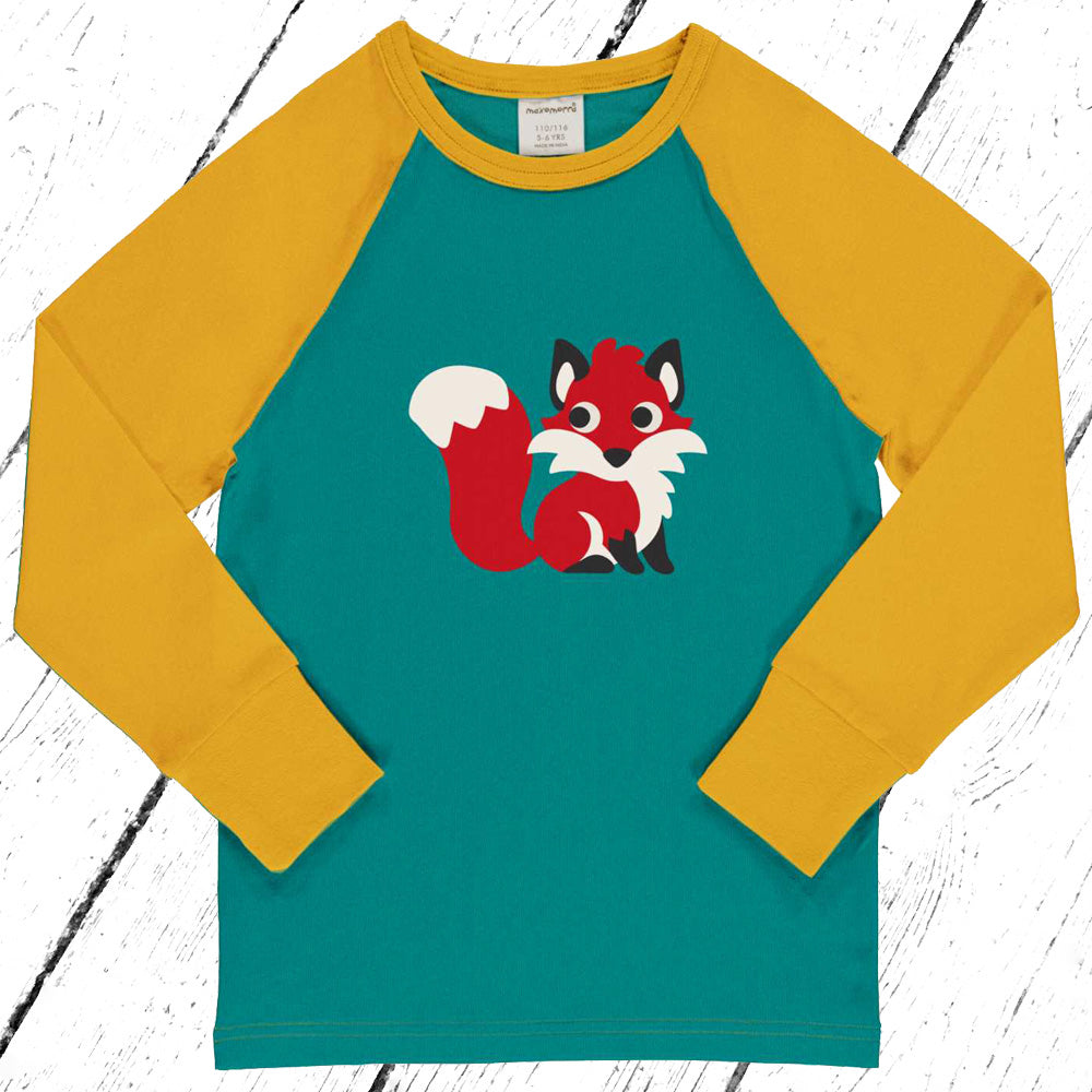 Maxomorra Shirt Raglan FOX