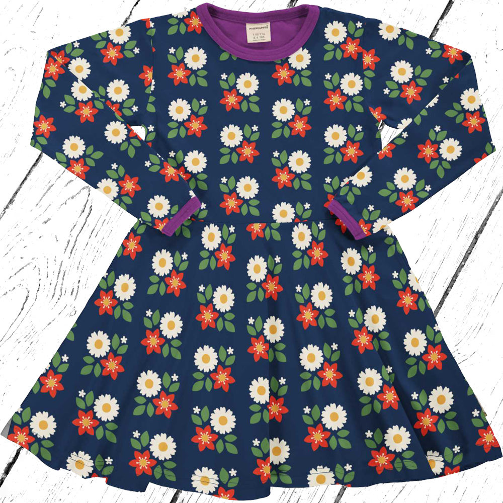 Maxomorra Kleid Circle Dress FLOWERS
