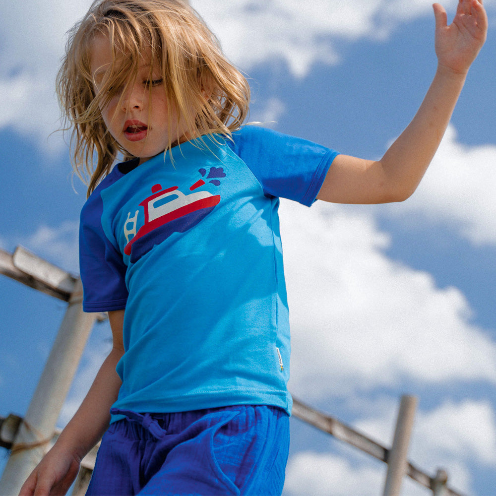 Maxomorra T-Shirt Raglan FIREBOAT