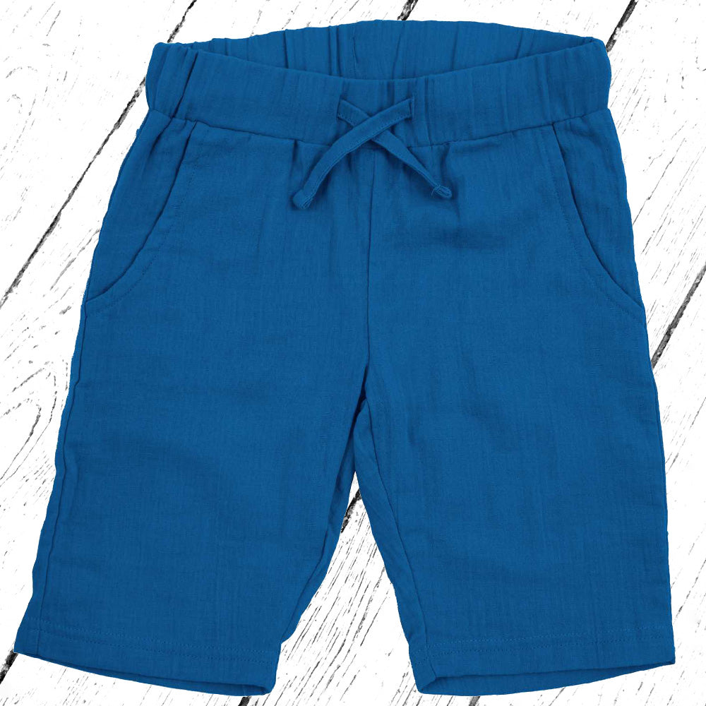 Maxomorra Shorts Knee Muslin Blue