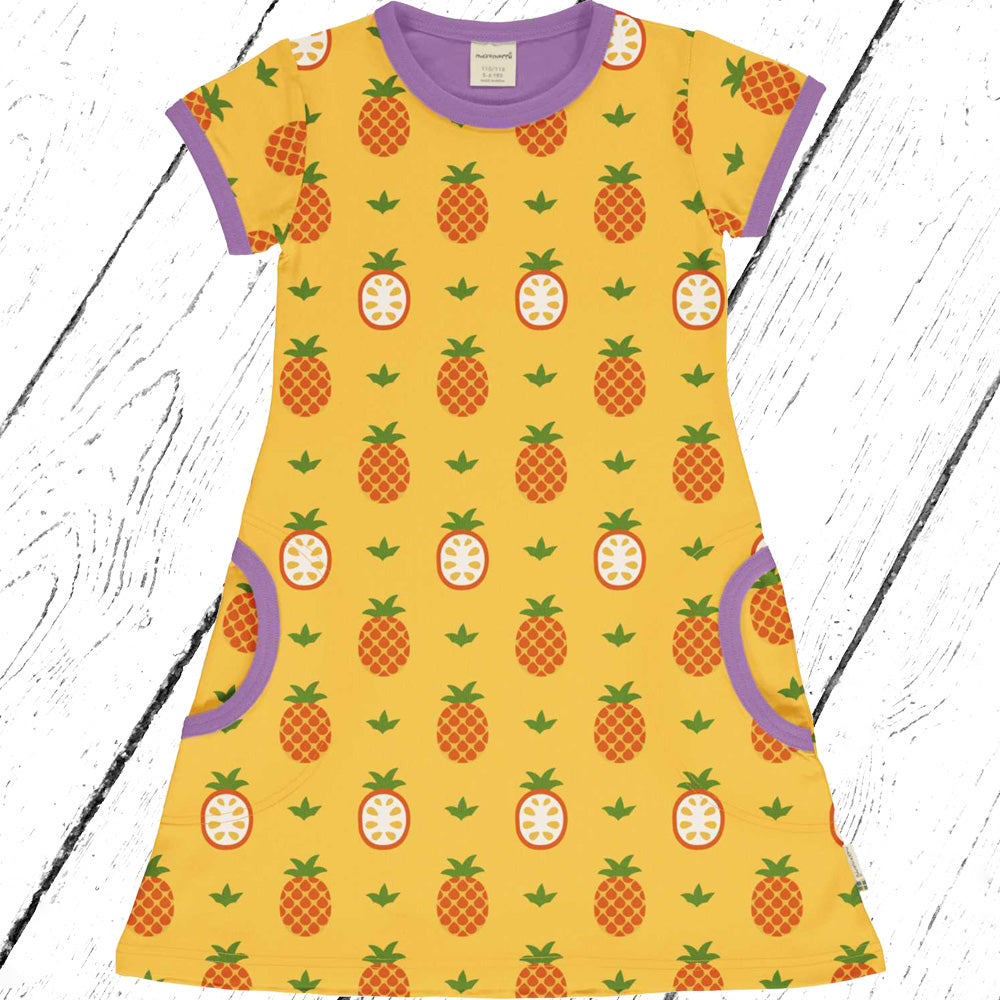 Maxomorra Kleid Dress PINEAPPLE