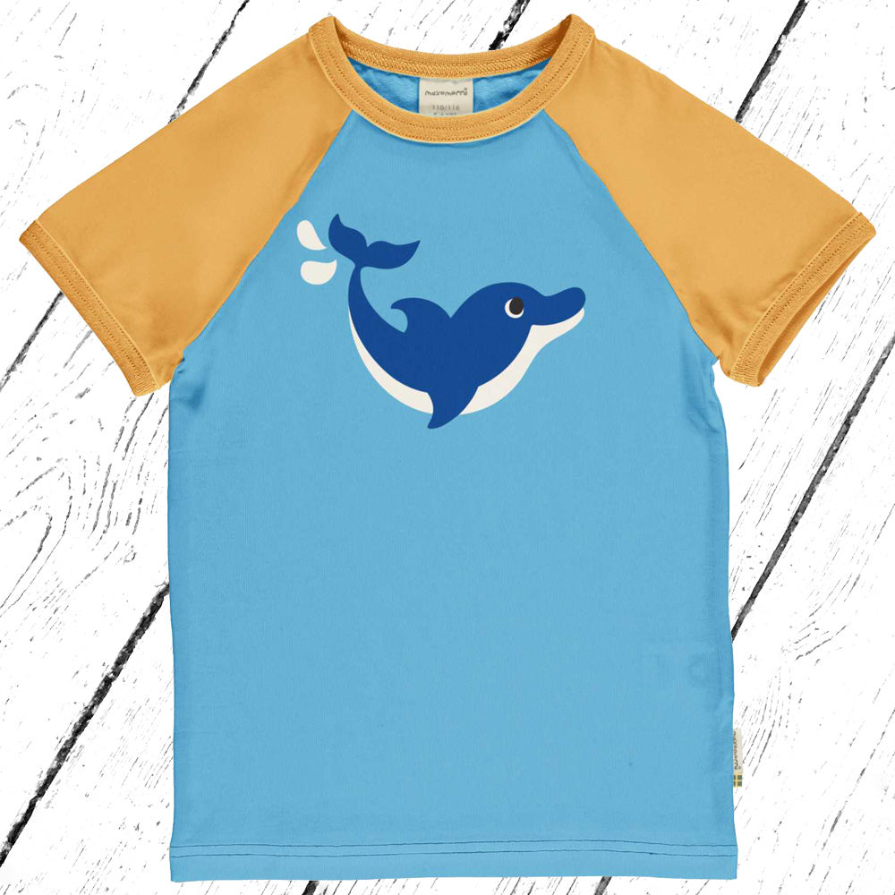 Maxomorra T-Shirt Raglan DOLPHIN