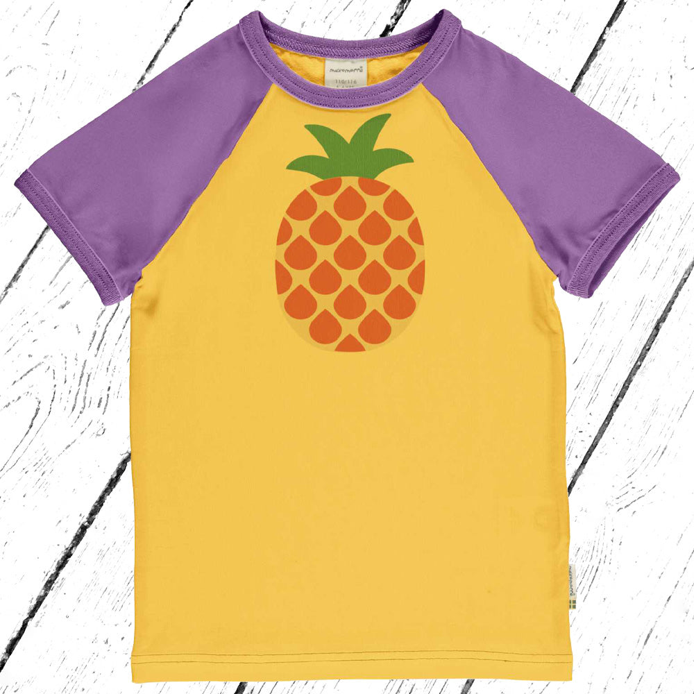 Maxomorra T-Shirt Raglan PINEAPPLE