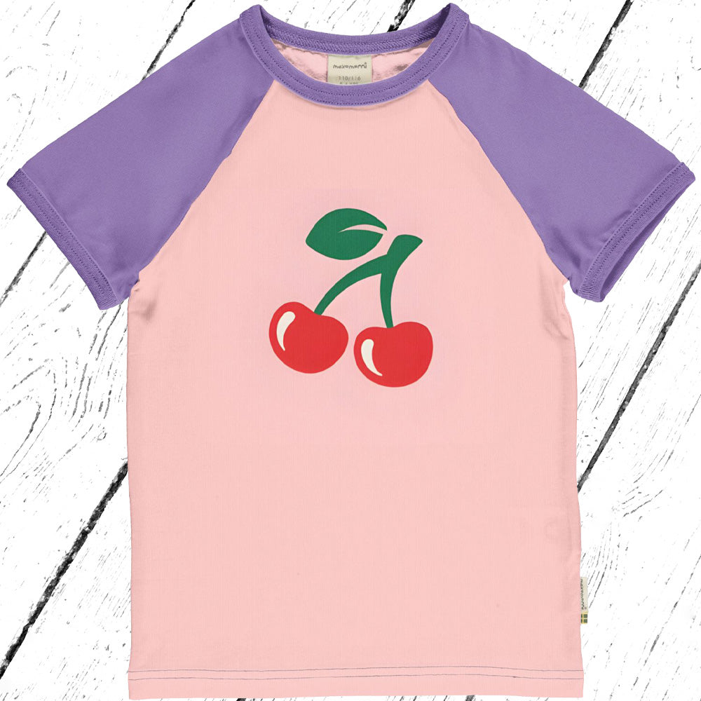 Maxomorra T-Shirt Raglan CHERRY