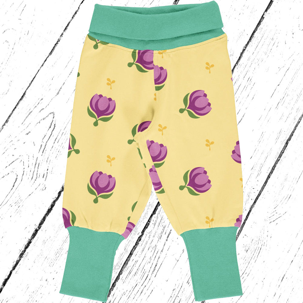 Maxomorra Hose Pants Rib CROCUS