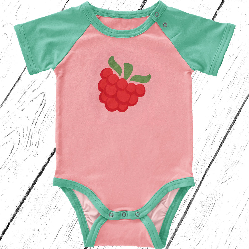 Maxomorra Body Raglan RASPBERRY