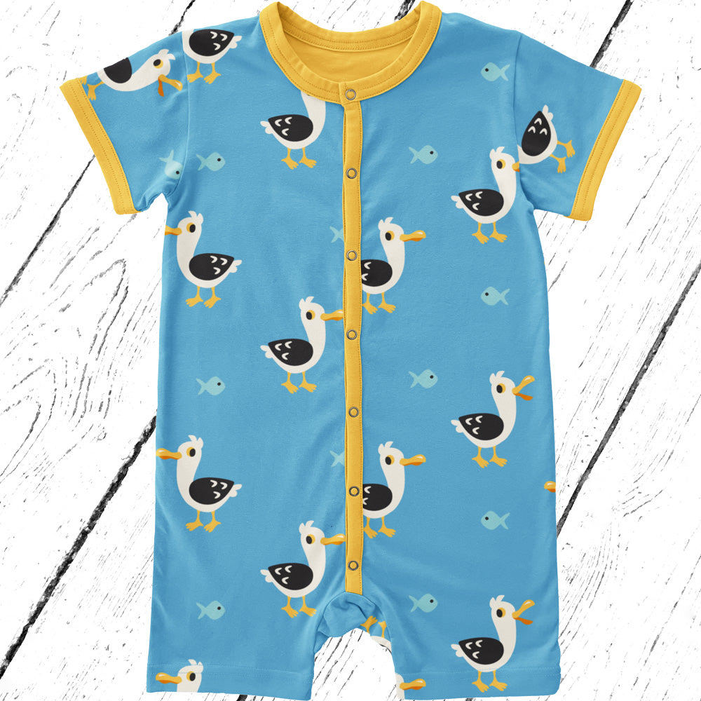 Maxomorra Sommer Overall Rompersuit SEAGULL