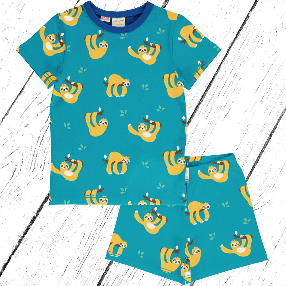 Maxomorra Schlafanzug Pyjama Set SLOTH