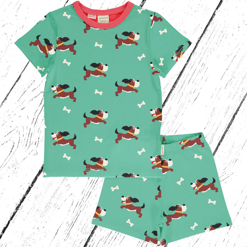Maxomorra Schlafanzug Pyjama Set DOG