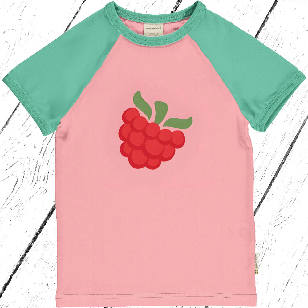 Maxomorra T-Shirt Raglan RASPBERRY