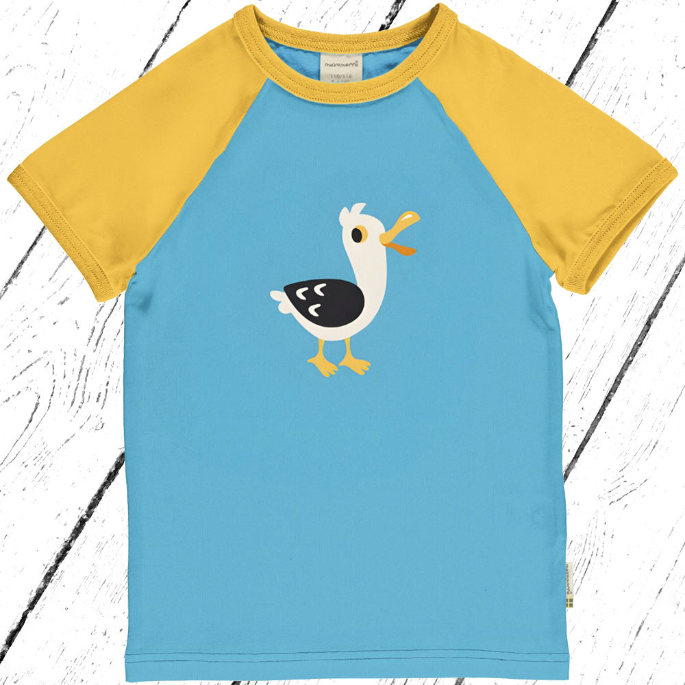Maxomorra T-Shirt Raglan SEAGULL