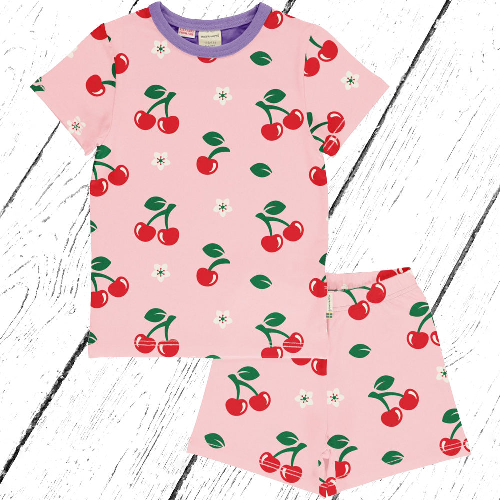 Maxomorra Schlafanzug Pyjama Set CHERRY