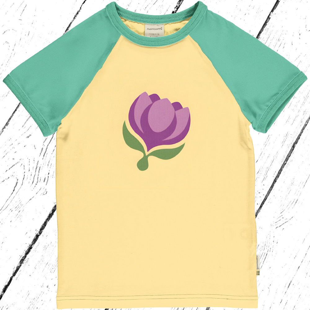 Maxomorra T-Shirt Raglan CROCUS