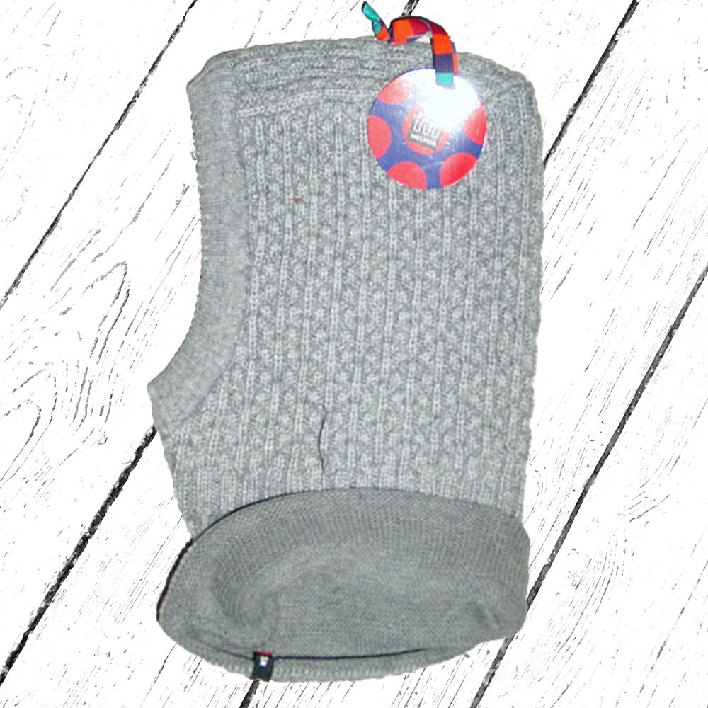 Melton Fullface Wollmütze grau