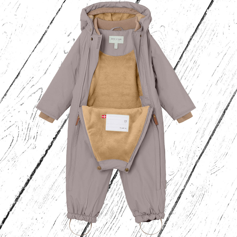 Mini A ture Schneeanzug Wisti Snowsuit Zinc Purple