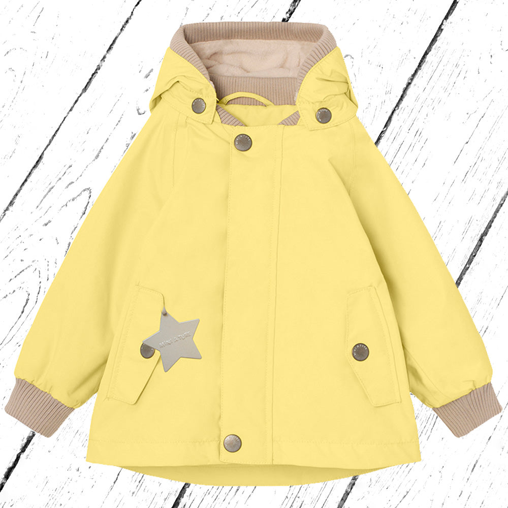 Mini A Ture Übergangs-Outdoorjacke MATWALLY fleece lined Jacket Muted Lime