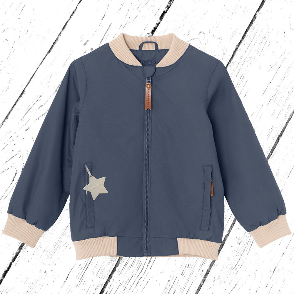 Mini A Ture Übergangs-Outdoorjacke MATVILLUM Bomber Jacket Ombre Blue