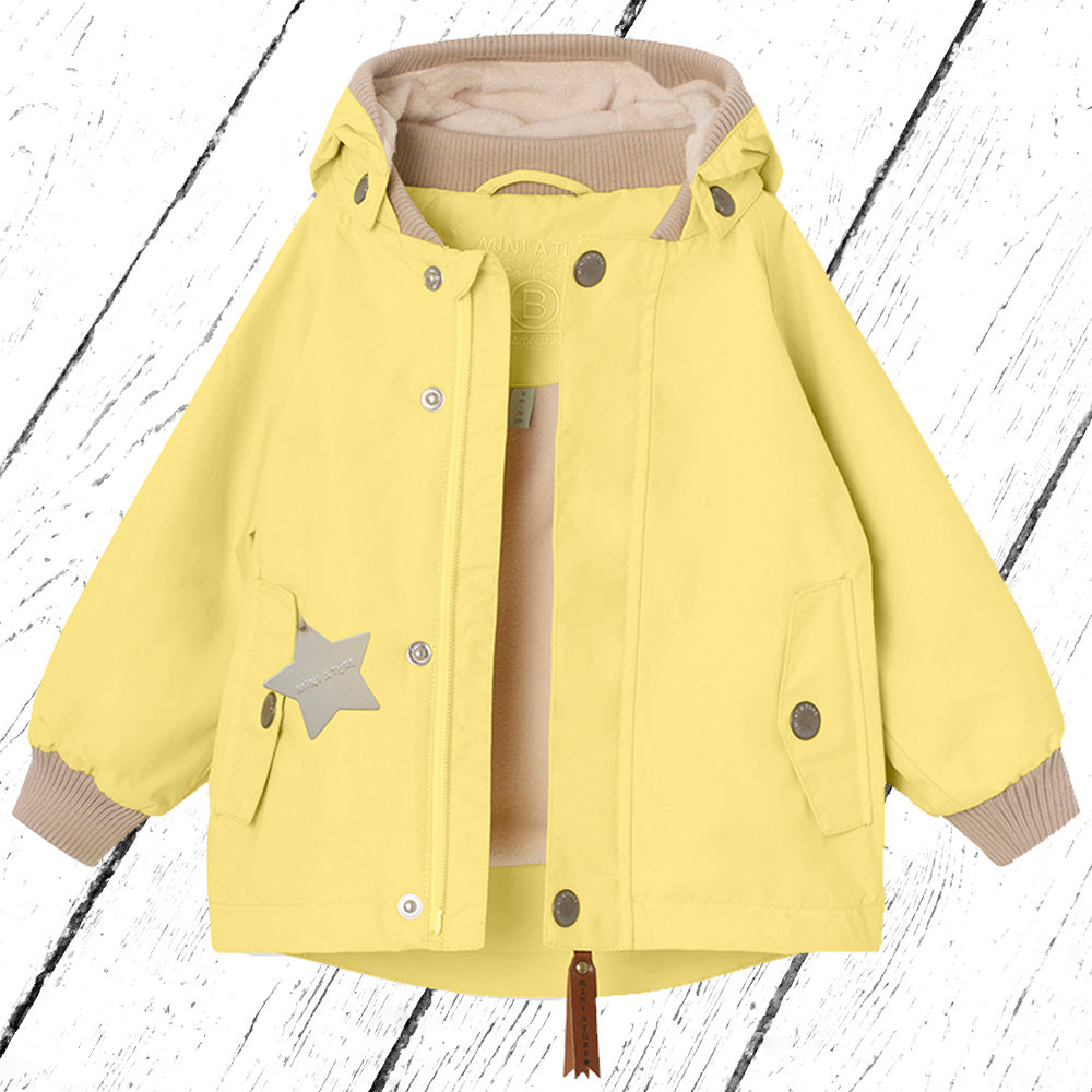 Mini A Ture Übergangs-Outdoorjacke MATWALLY fleece lined Jacket Muted Lime