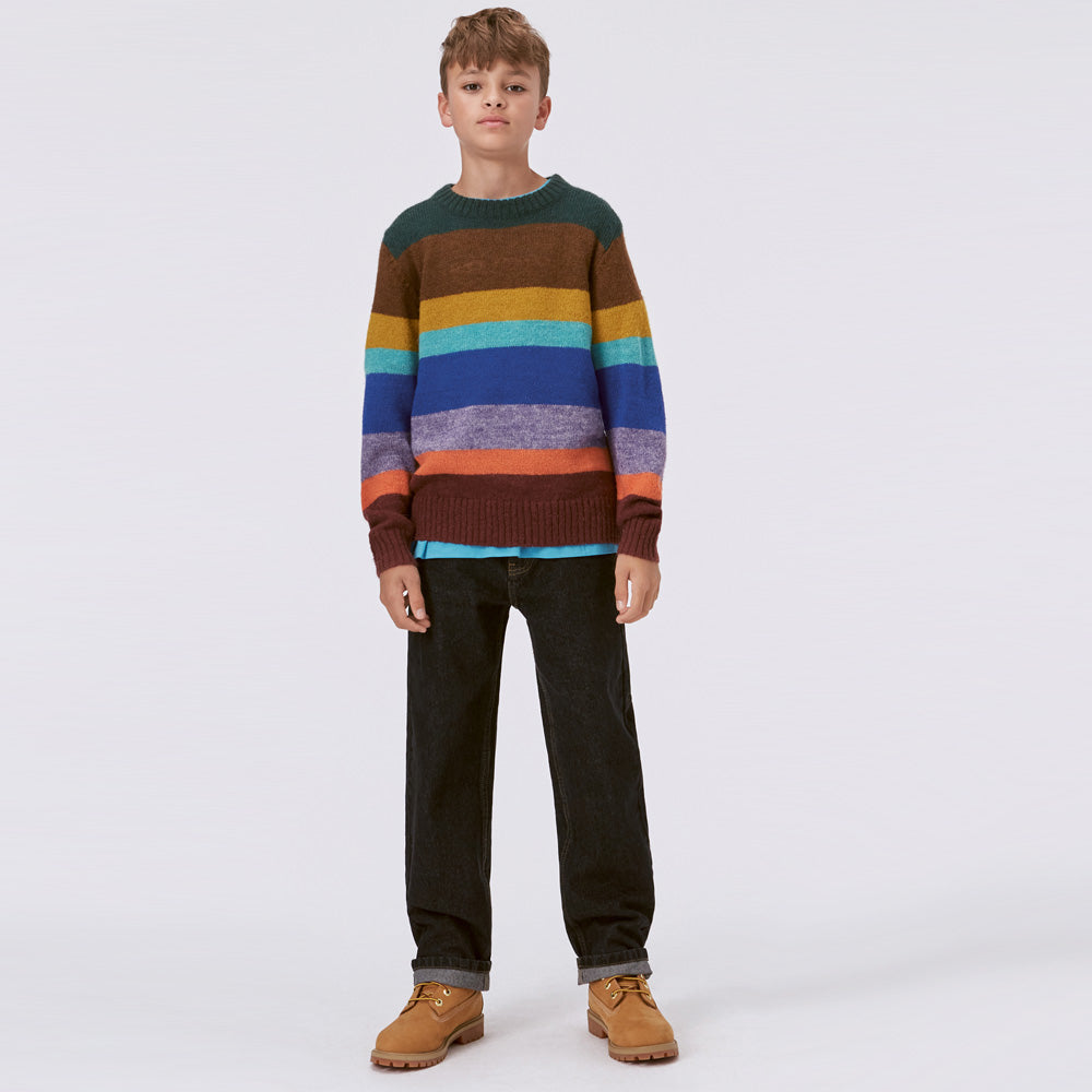 Molo Strickpullover Berge Colour Stripes