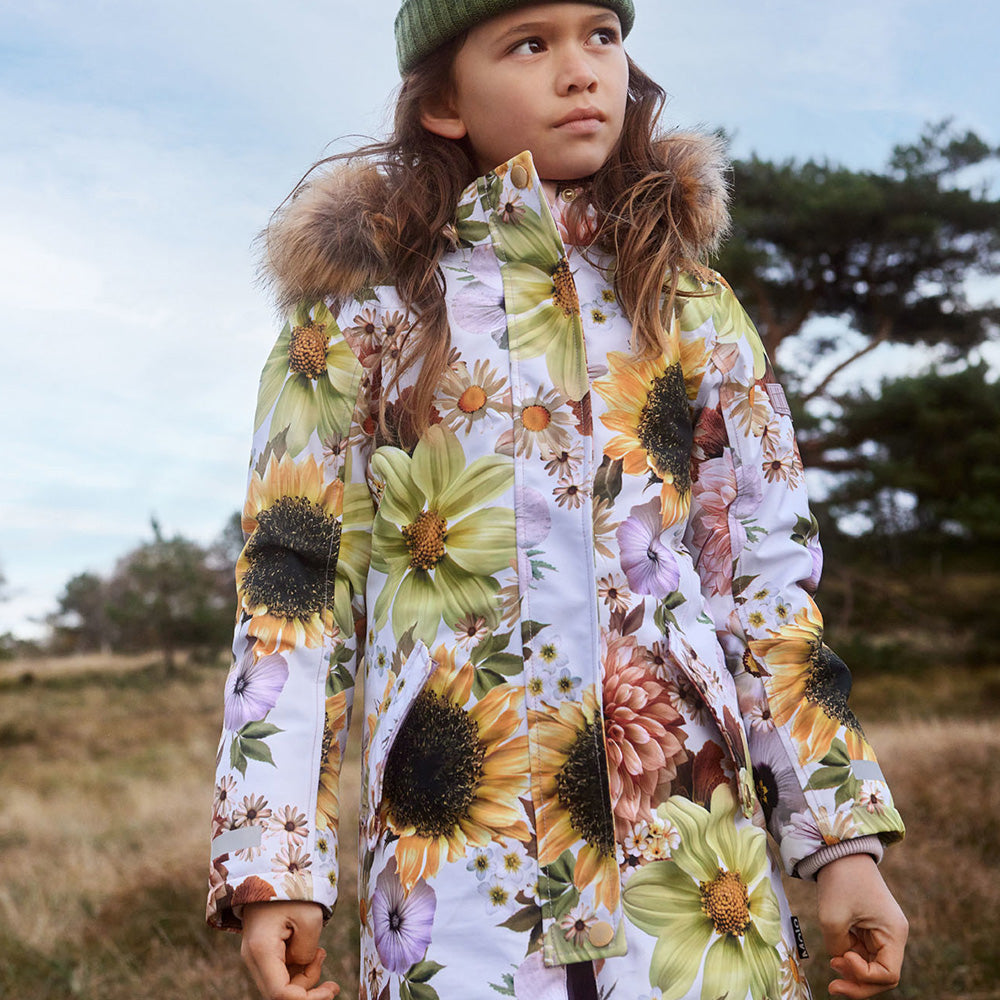 Molo Winterjacke Peace Retro Flowers