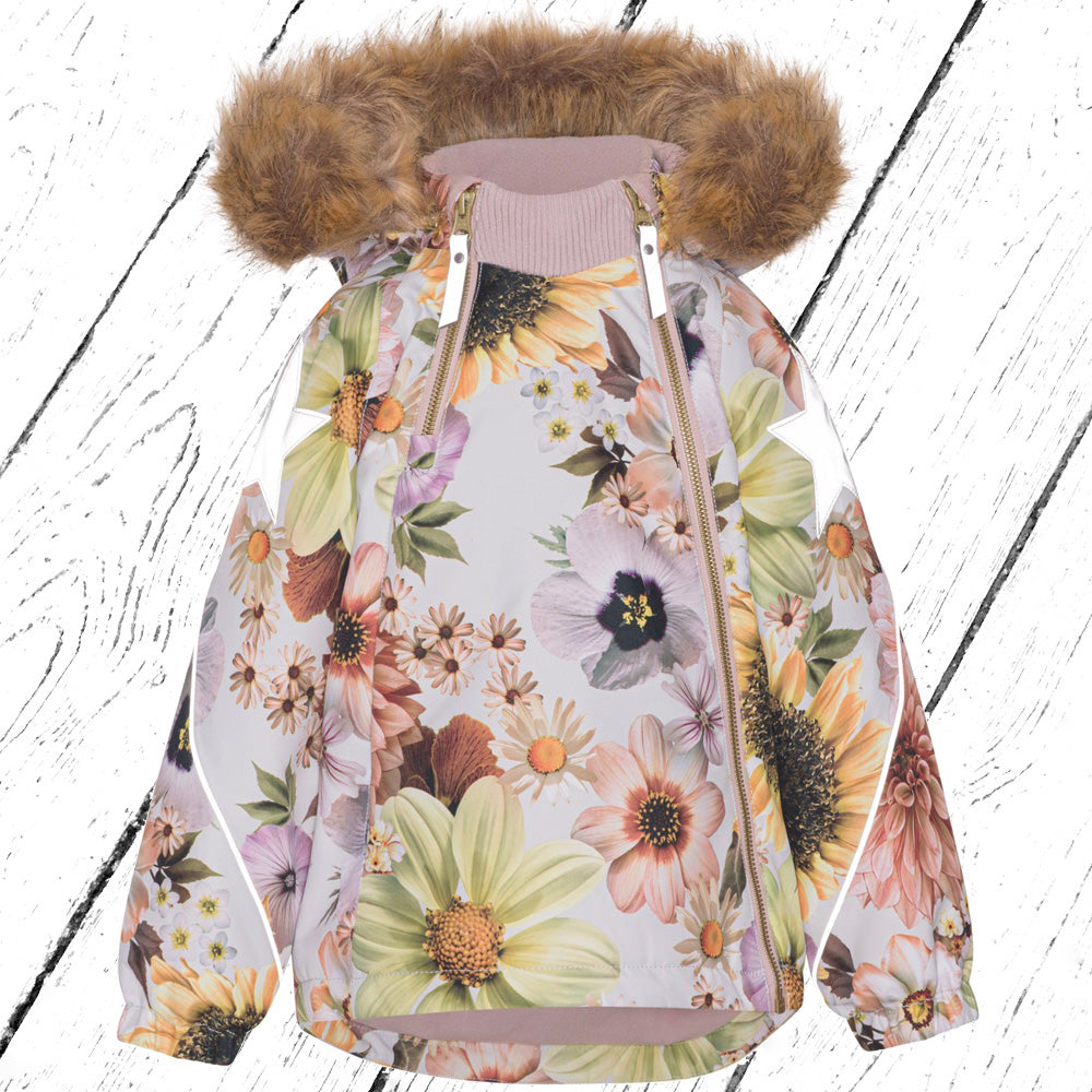 Molo Winterjacke Hopla Fur Retro Flowers