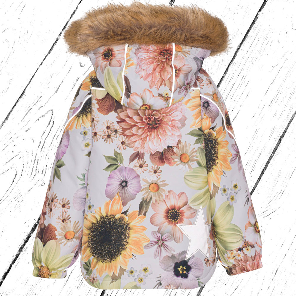 Molo Winterjacke Hopla Fur Retro Flowers