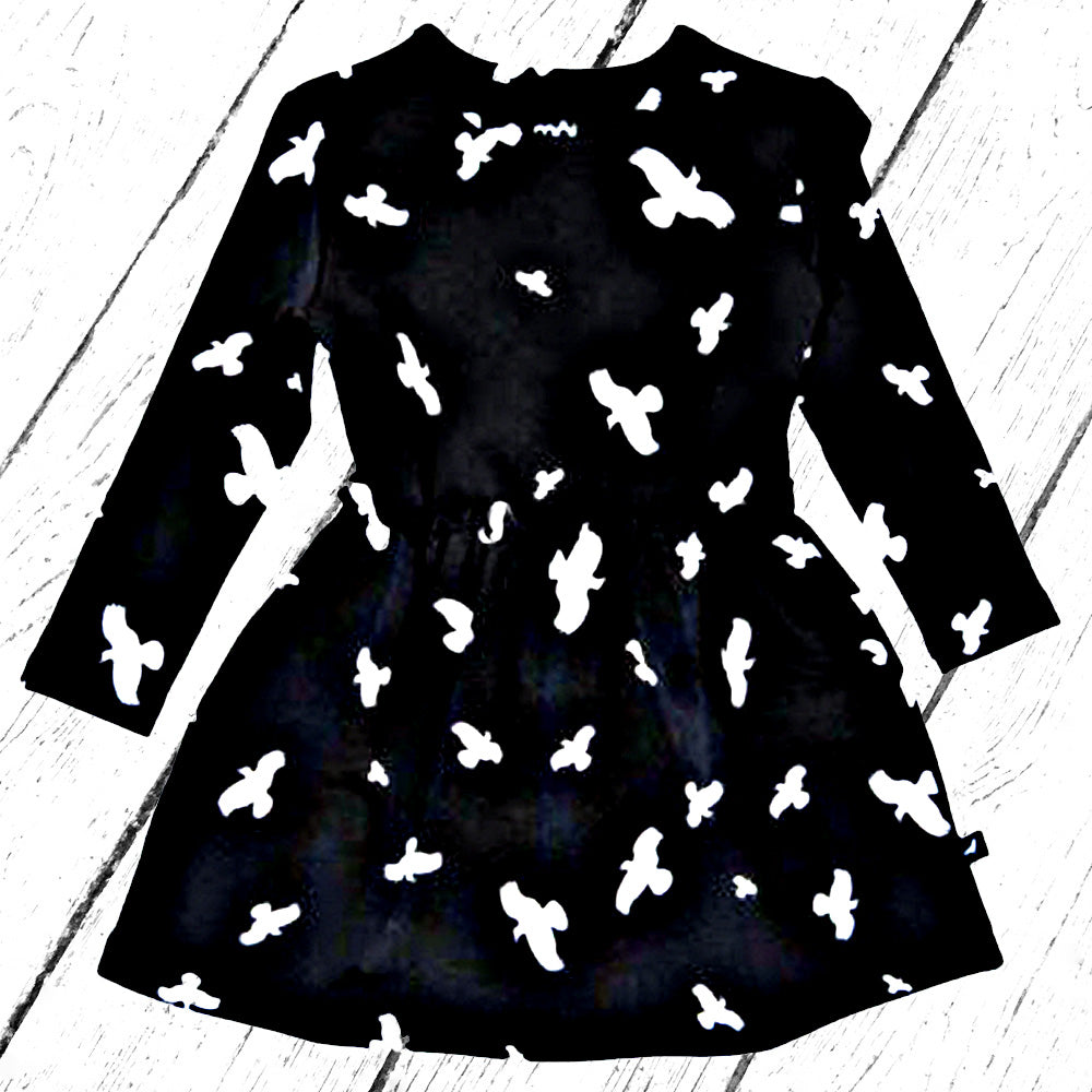MOI KIDZ Kleid Sweater Dress Black Raven