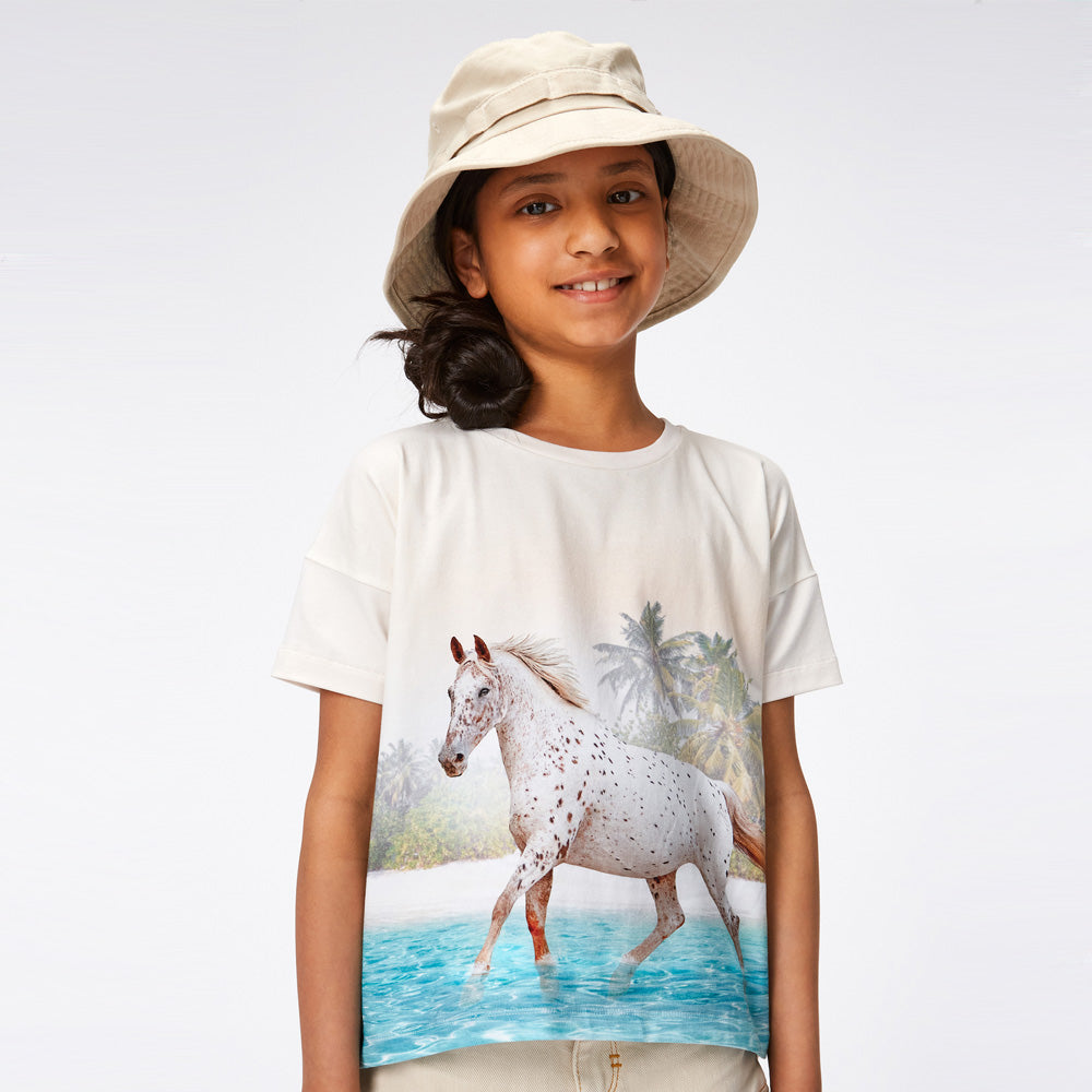 Molo T-Shirt Raeesa Horse On Beach