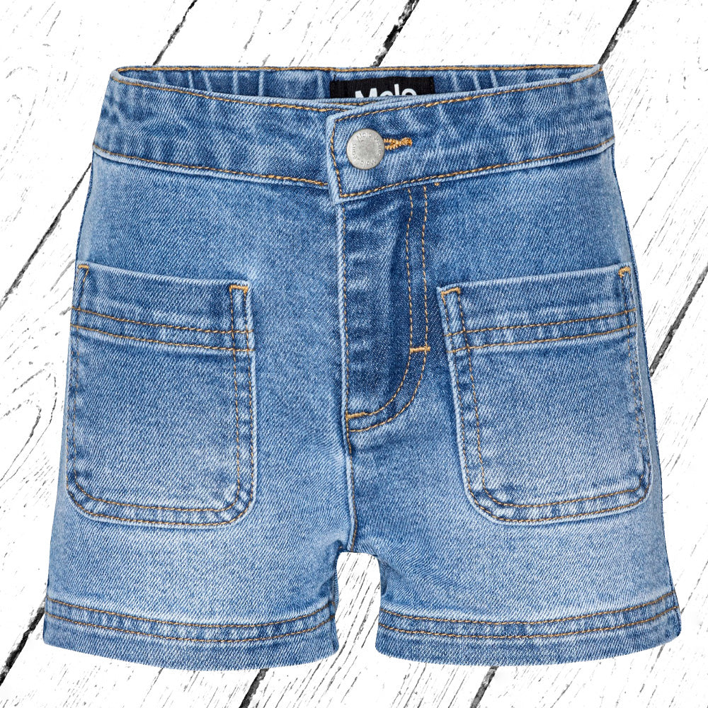 Molo Shorts Amanda Light Blue Denim