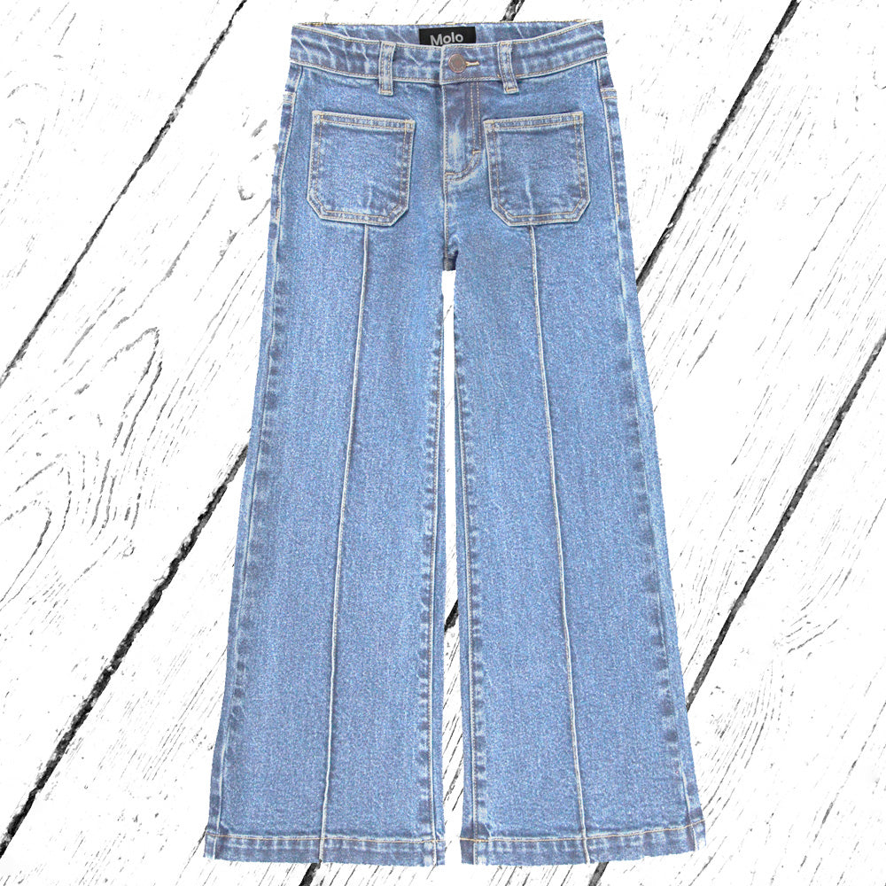 Molo Jeans Hose Adina Light Blue Denim