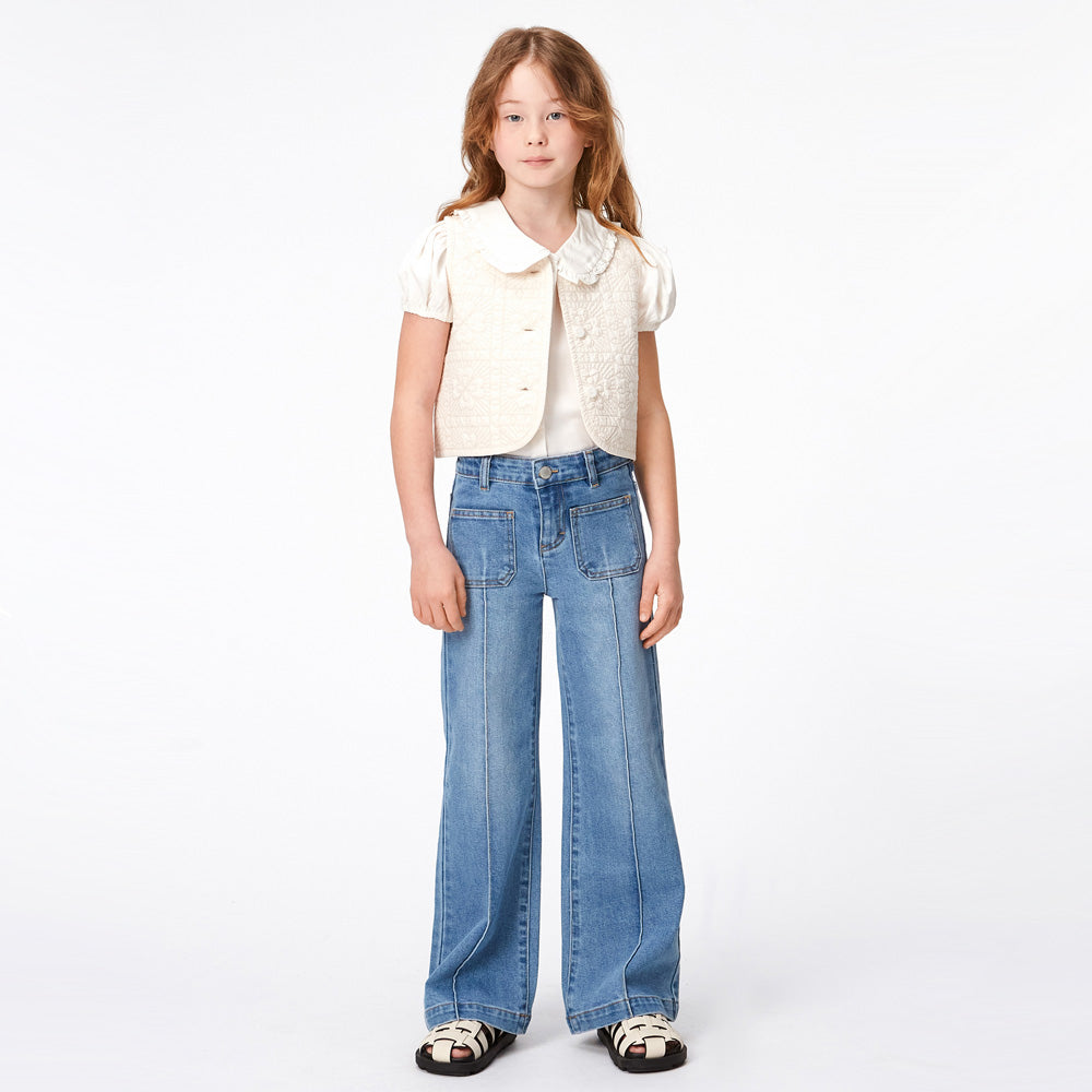 Molo Jeans Hose Adina Light Blue Denim