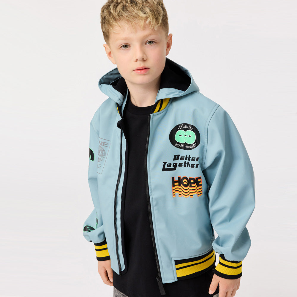 Molo Outdoor Softshell Jacke Cloudy Misty Blue