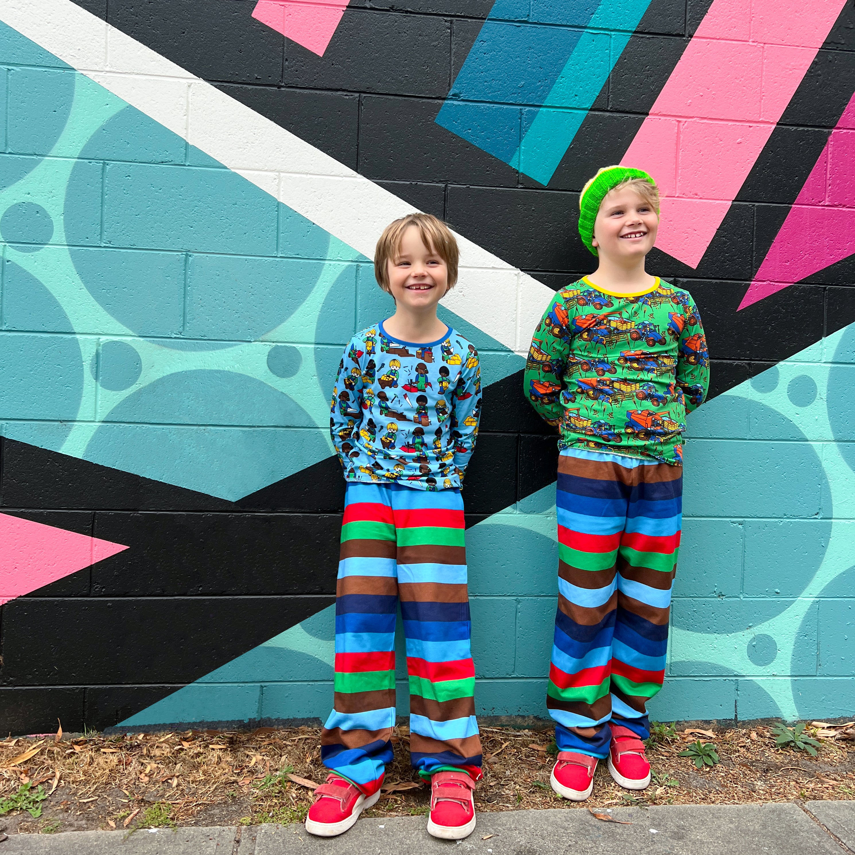 Smafolk Sweatshirt Hose Stripes