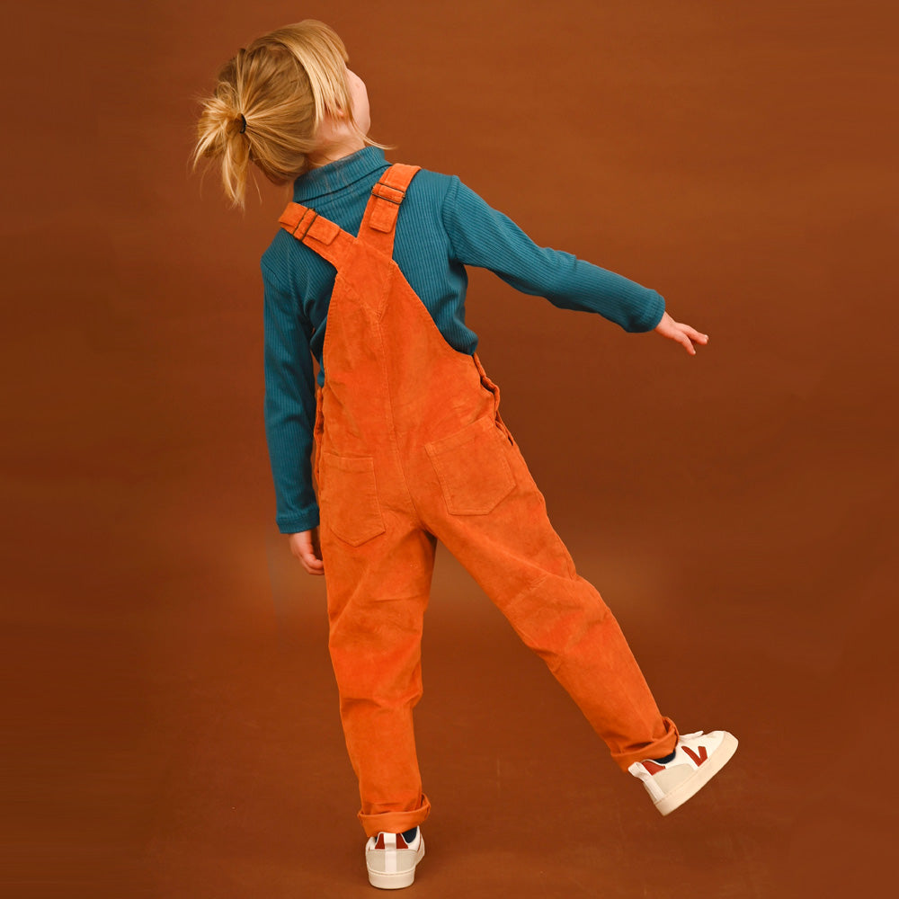 Lily Balou Kordlatzhose Salopette Rust