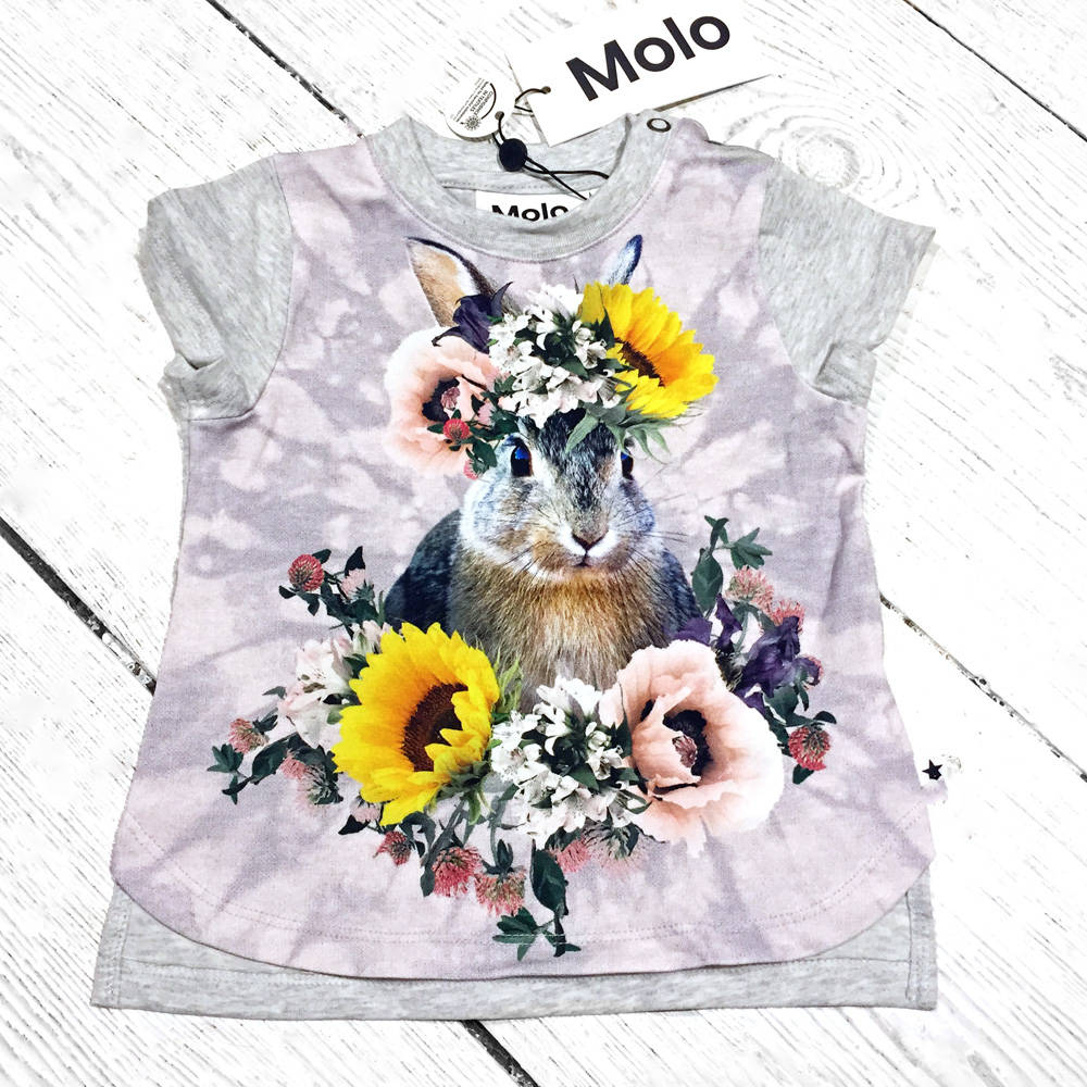 Molo T-Shirt Erin Flower Bunny