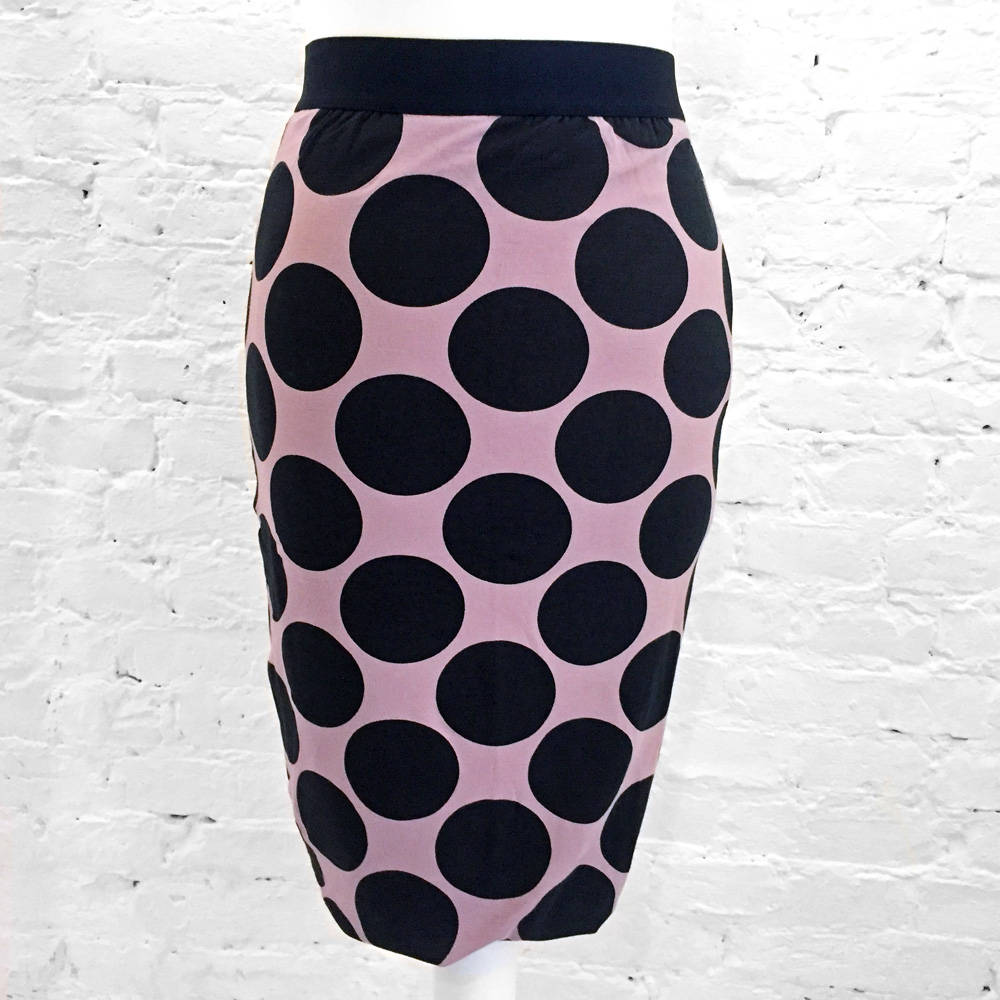 Danefae Betsy Skirt Navy Warm Clay DOT