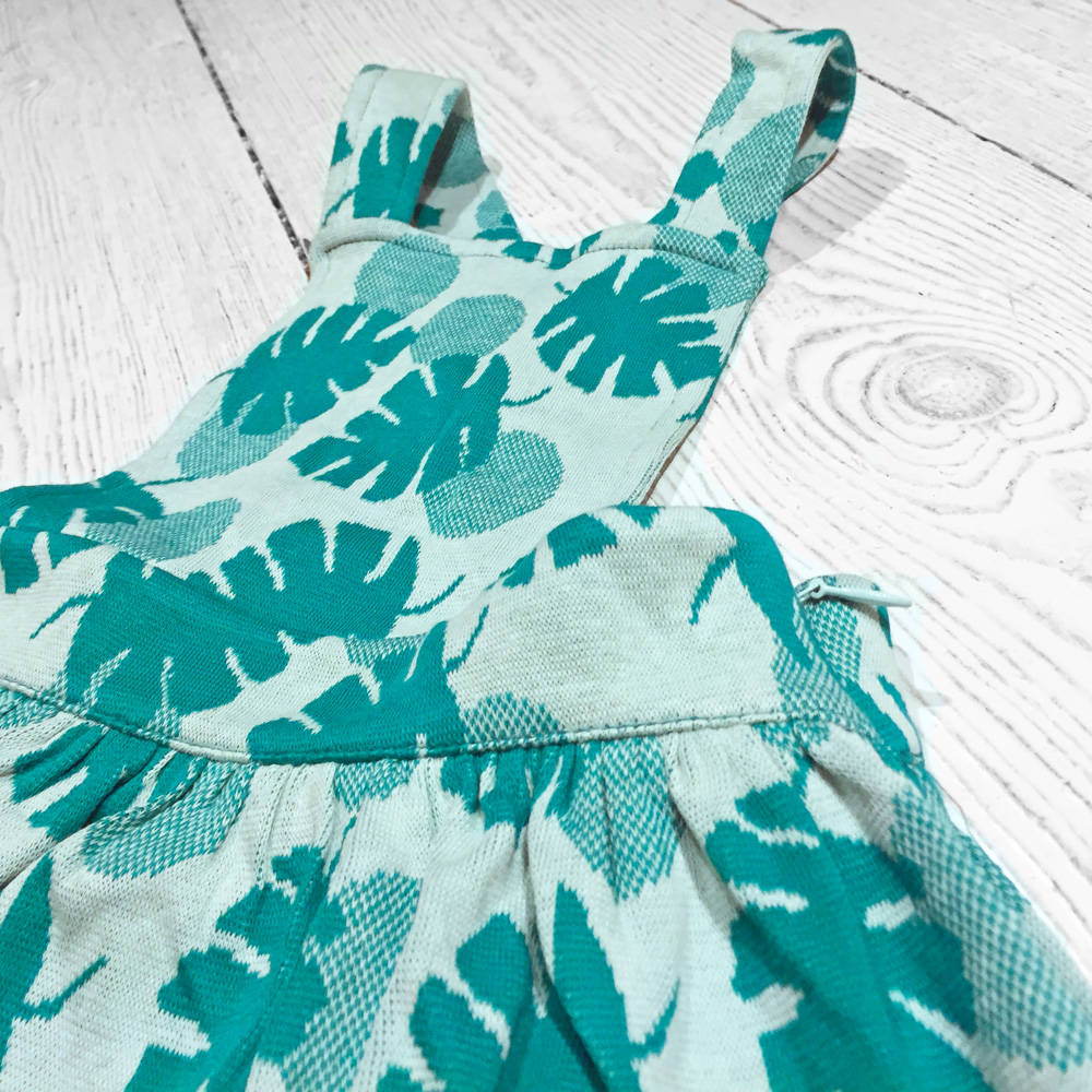 Lily Balou Jacquard Dress Fay Palm Leaves
