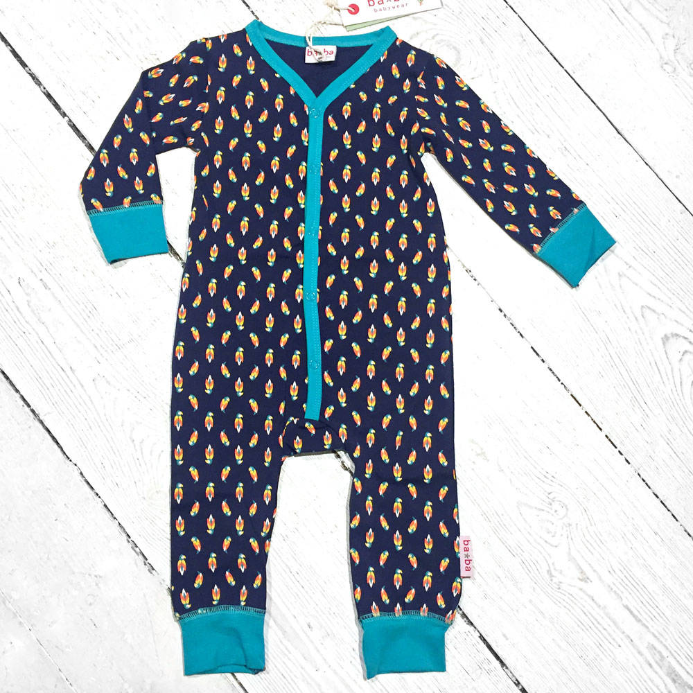 Baba Babywear Bodysuit Parrots