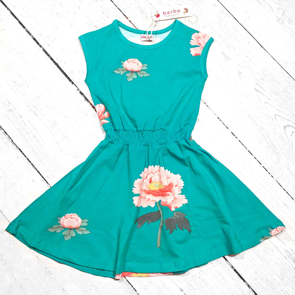 Baba Babywear Smockdress Peonies