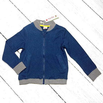 Baba Babywear Bomber Jacket Double Knitted Stripes