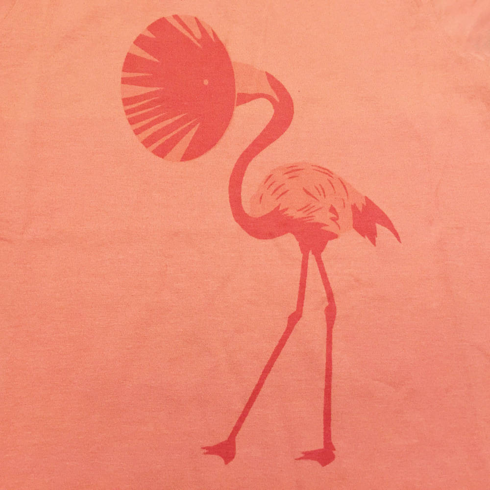 Liv und Lou T-Shirt Olijfje Coral Almond Flamingo