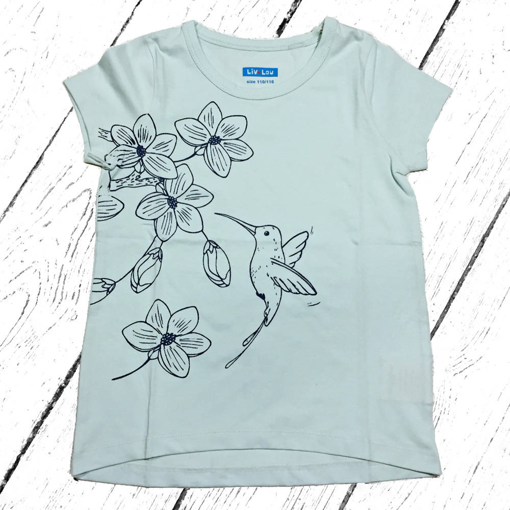 Liv und Lou T-Shirt Olijfje Billowing Sail Honey Bird