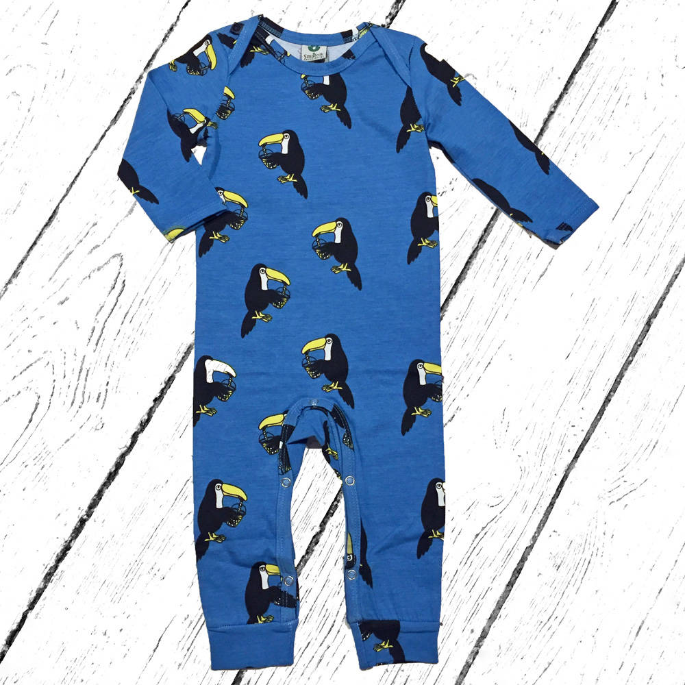 Smafolk Body Suit with Toucan Cendre Blue