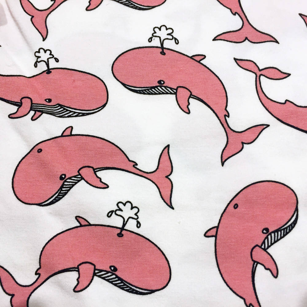 Smafolk Overall with Whales Blush