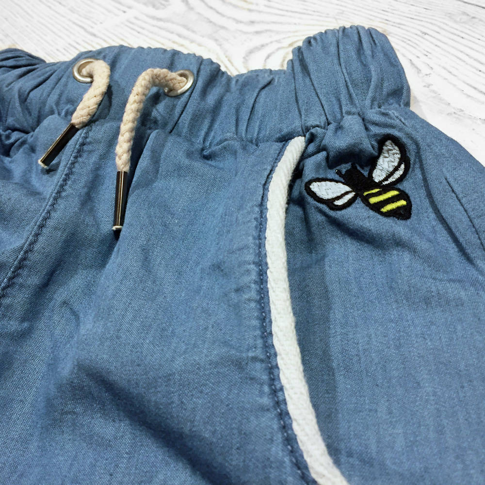 Smafolk Denim Shorts with Bee