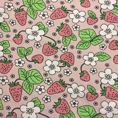 Smafolk Shirt with Strawberry Flowers